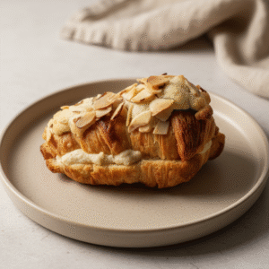 Croissant with almond cream